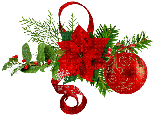 Christmas.Cluster.White.Green.Red - bezmaksas png