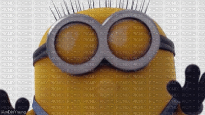 minion beso - Free animated GIF