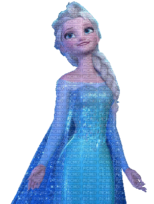 Zima Elsa - GIF animado grátis