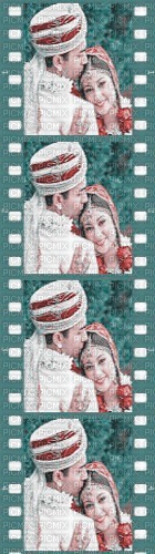 soave bollywood Shahrukh khan couple pink teal - 無料png