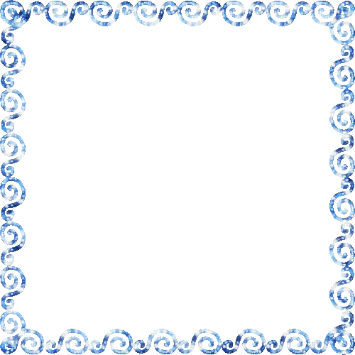 Animated.Frame.Blue - KittyKatLuv65 - Nemokamas animacinis gif