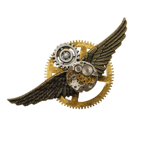 kikkapink deco scrap wings steampunk - PNG gratuit