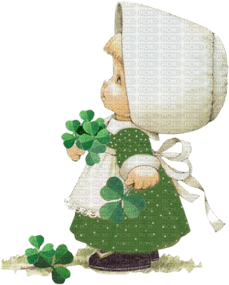 Kaz_Creations Deco St.Patricks Day Cute Girl - Free PNG