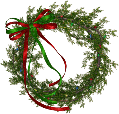 Christmas wreath--julkrans-deco-minou52 - Free PNG