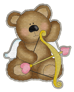 Kaz_Creations Valentine Deco Love Cute Teddy Bear - png gratuito