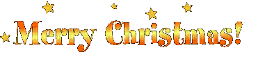 Merry Christmas animated shooting star text - GIF animate gratis