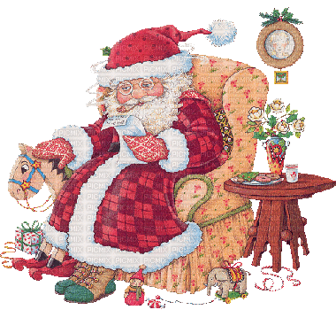 Weihnachtsmann - Gratis animeret GIF
