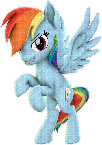rainbow dash my little pony render - bezmaksas png