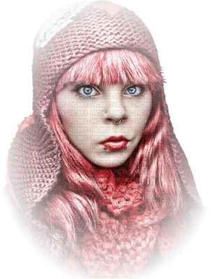 woman femme frau beauty tube human person people winter hiver face - δωρεάν png