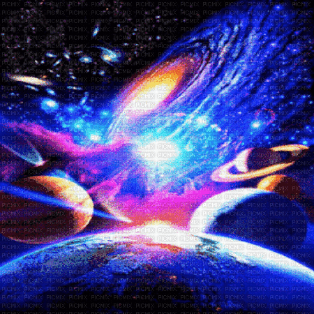 Space background - Darmowy animowany GIF
