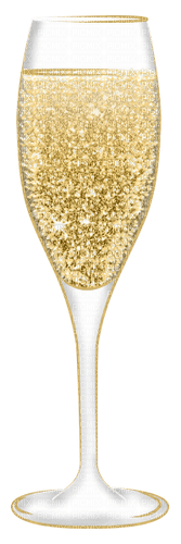 Champagne.Glass.Gold - 免费PNG