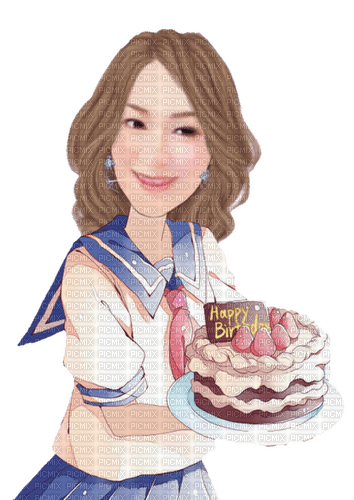 Nina Happy birthday - besplatni png