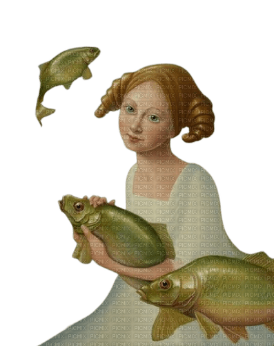 loly33 femme poisson - nemokama png