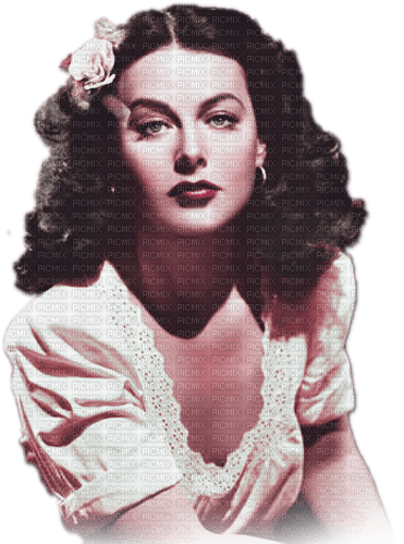 soave woman vintage face hedy lamarr pink - zadarmo png