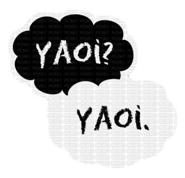 Yaoi clouds text - darmowe png