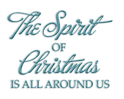 soave text christmas merry  the spirit - 免费PNG