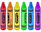 crayola pixel divider gif - Nemokamas animacinis gif