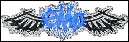 blue emo sticker - Gratis animerad GIF