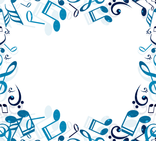 Frame. Notes. Blue. Leila - Free PNG