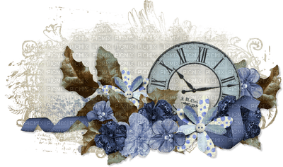 clock vintage laurachan - PNG gratuit