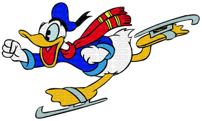 Donald skater - png grátis