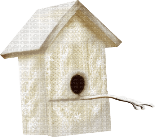 kikkapink winter birdhouse white deco - PNG gratuit