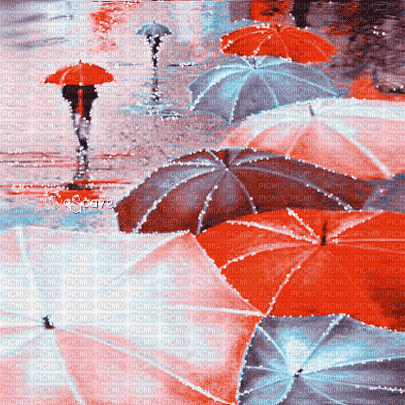 soave background animated umbrela rain  vntage - Ücretsiz animasyonlu GIF