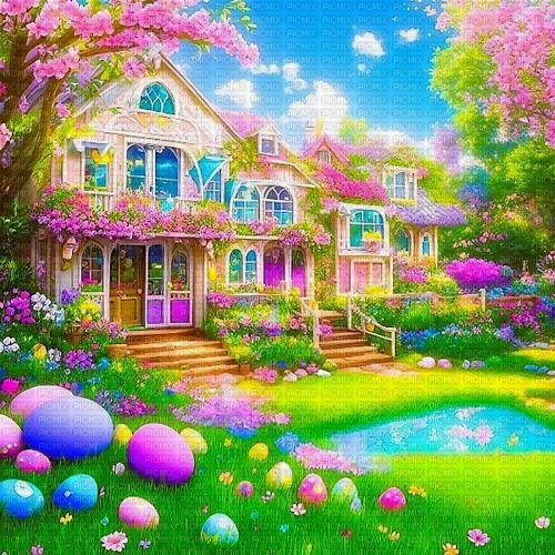 Background - Easter - Spring - ilmainen png