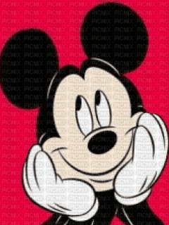 image encre animé effet Mickey Disney - Zdarma animovaný GIF