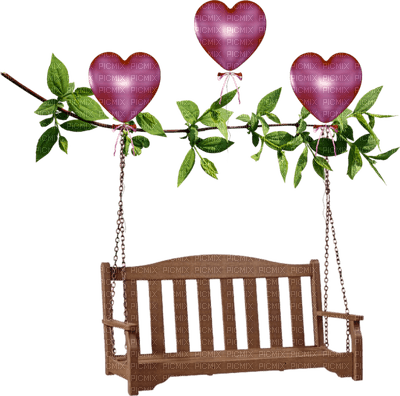 Kaz_Creations Garden Seat  Swing Love - darmowe png