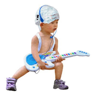 petit guitariste - PNG gratuit