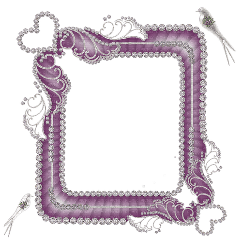 Purple frame - PNG gratuit