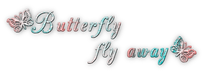 soave text butterfly deco pink teal - gratis png