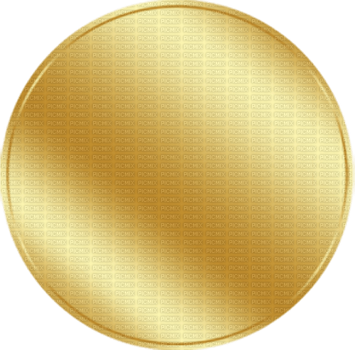 Gold circle Bb2 - gratis png