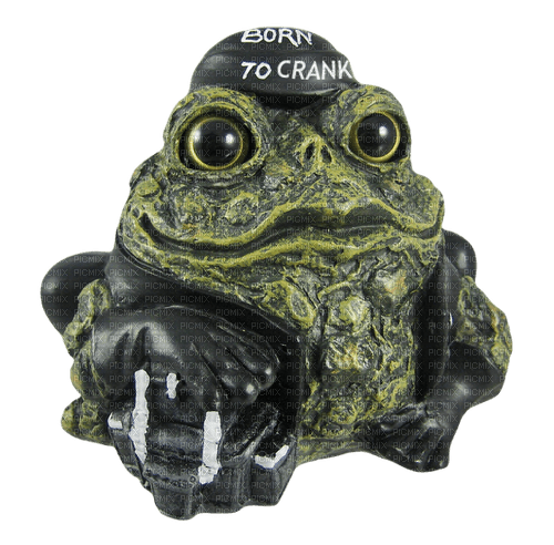 BORN TO CRANK frog HOG CRANKED toad hollow - Free PNG