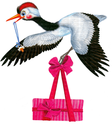 Kaz_Creations Stork Bird - ingyenes png