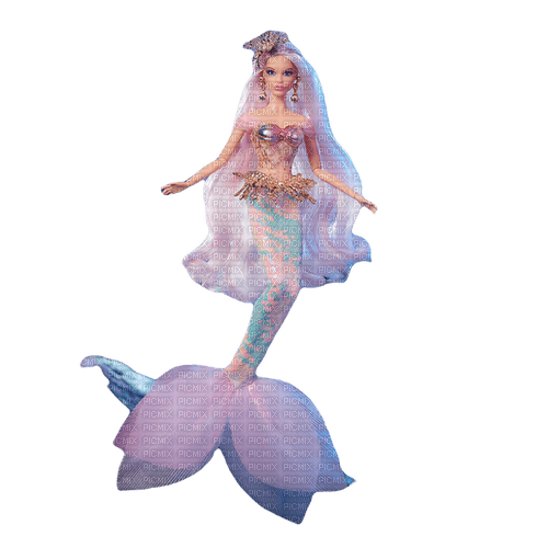The Mermaid Barbie - gratis png