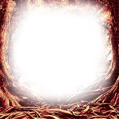 soave frame autumn  forest tree gothic brown - besplatni png
