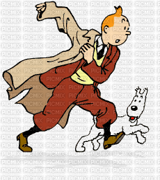Tintin - Δωρεάν κινούμενο GIF