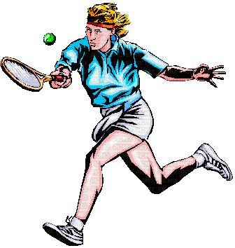 tennis player bp - GIF animasi gratis