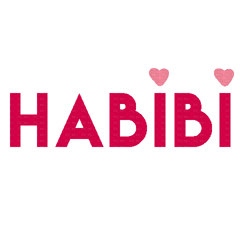 Habibi Text Gif - Bogusia - Gratis geanimeerde GIF