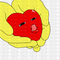 cuore che fa linguaccia - Gratis geanimeerde GIF