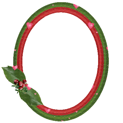 frame-ani-ovale-christmas- minou52 - Δωρεάν κινούμενο GIF