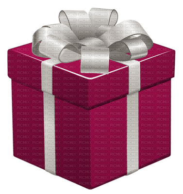 Kaz_Creations Gift Box Present Ribbons Bows Colours - безплатен png