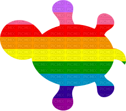 Pride turtle - PNG gratuit