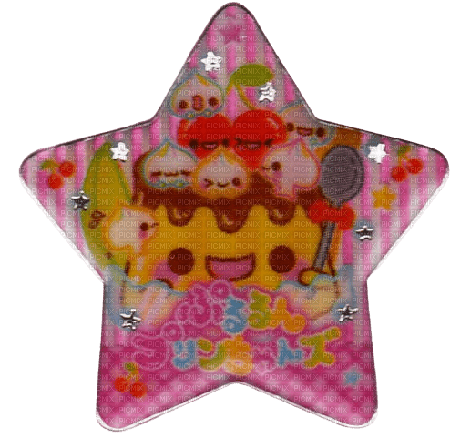 star sticker - zdarma png