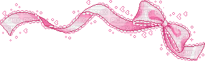pink ribbon frills - GIF animé gratuit