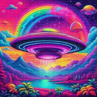 Lisa Frank UFO - безплатен png