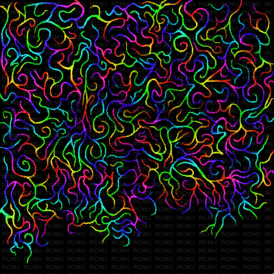 abstract art fond background effect fractal - Animovaný GIF zadarmo