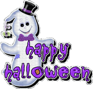Cute Happy Halloween - Animovaný GIF zadarmo